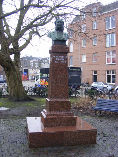 Monument PW Janssen, koopman en filantroop, 1821-1903