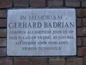 Gedenksteen Gerhard Badrian