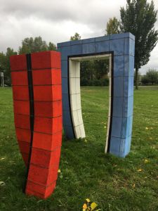 Wandelend muurtje