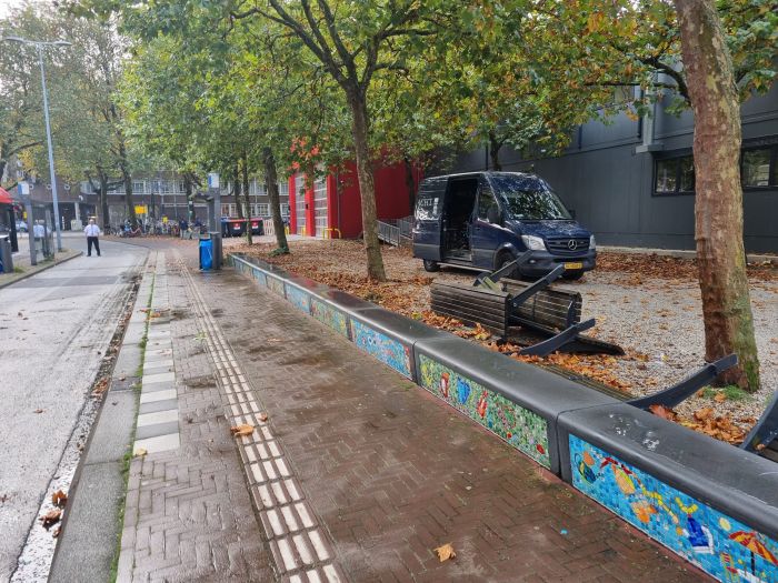 Mozaiekmuurtjes Appeltjesmarkt