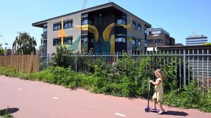 Muurschildering Strekkerweg