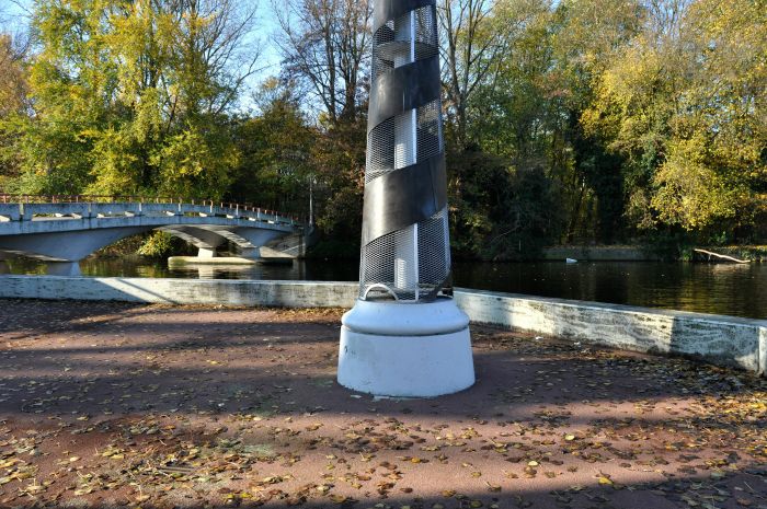 Vuurtoren met sinaasappels