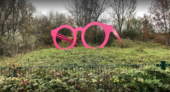 Giant Pink Glasses