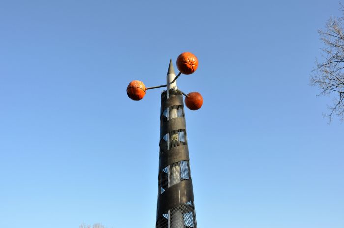 Vuurtoren met sinaasappels