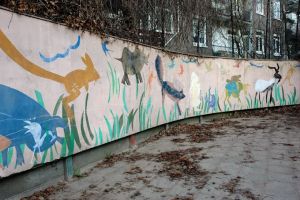 Schildering speelplaats