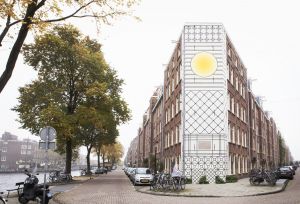 Muurschildering Tweede Kostverlorenkade